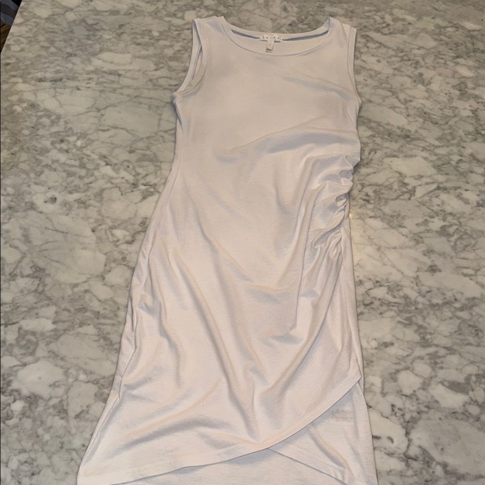 Leith White Sleeveless Dress S